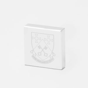 Saint Aidens College-Engraved-Silver-Lapel-Pin