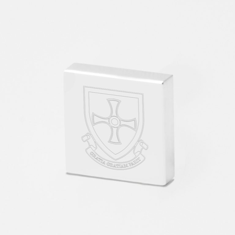 Saint Cuthberts College-Engraved-Silver-Lapel-Pin Saint Cuthberts College-Engraved-Silver-Lapel-Pin