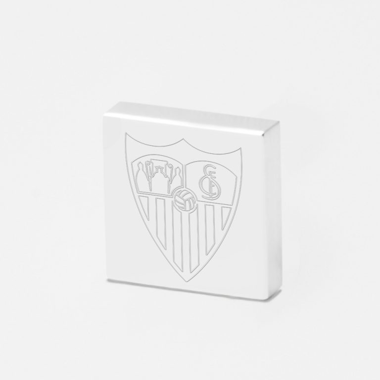 Sevilla Football-Engraved-Silver-Lapel-Pin