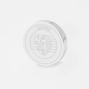 Sporting Lisbon Football-Engraved-Silver-Lapel-Pin