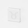 Taurus Zodiac-Engraved-Silver-Lapel-Pin