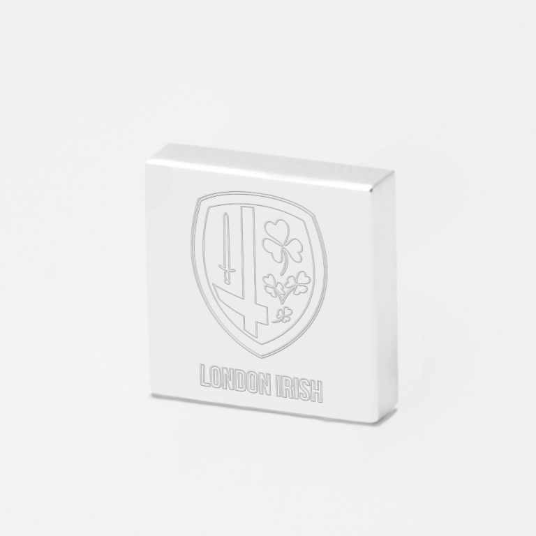 The Exiles Rugby-Engraved-Silver-Lapel-Pin