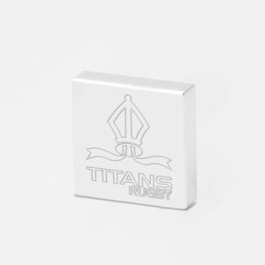 Titans Rugby-Engraved-Silver-Lapel-Pin