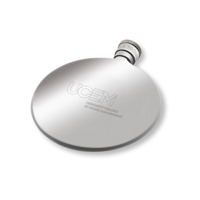 University College Of Estate Management-Engraved-Silver-Hip-Flask University-College-Of-Estate-Management-Engraved-Silver-Hip-Flask