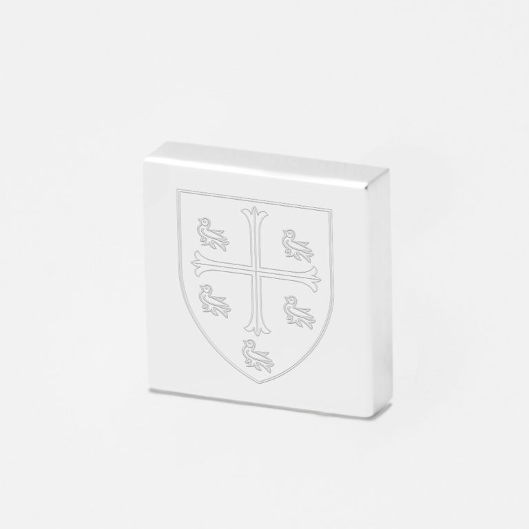 University College Oxford-Engraved-Silver-Lapel-Pin