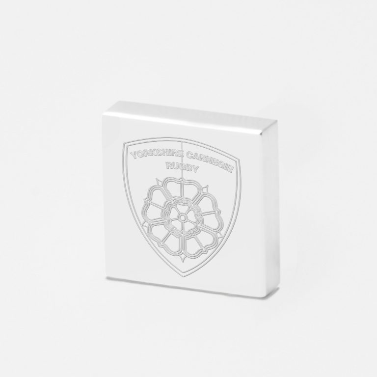 Yorkshire Carnegie Rugby-Engraved-Silver-Lapel-Pin