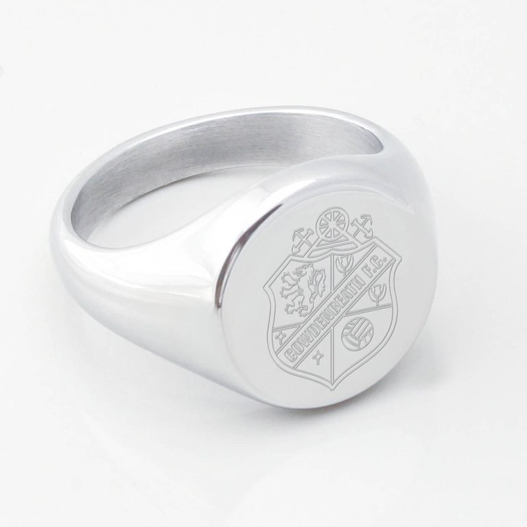 Cowdenbeath-Football-Engraved-Silver-Signet-Ring