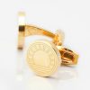 Blackpool-Football-Engraved-Gold-Cufflinks