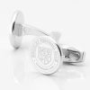Bromley-Football-Engraved-Silver-Circle-Cufflinks