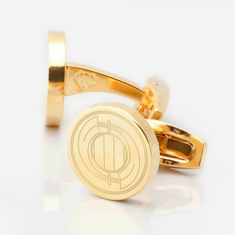 Sheffield-United-Football-Engraved-Gold-Cufflinks