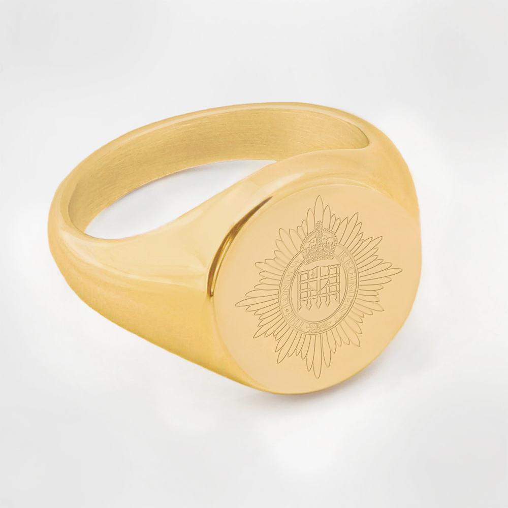 London-Regiment-Engraved-Gold-Signet-Ring
