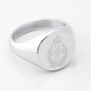 Queen-Alexandras-Royal-Army-Nursing-Corps-Engraved-Silver-Signet-Ring