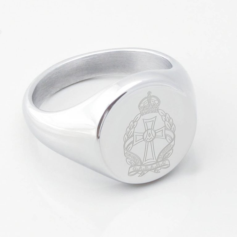 Queen Alexandra’s Royal Army Nursing Corps-Engraved-Silver-Signet-Ring Queen-Alexandras-Royal-Army-Nursing-Corps-Engraved-Silver-Signet-Ring
