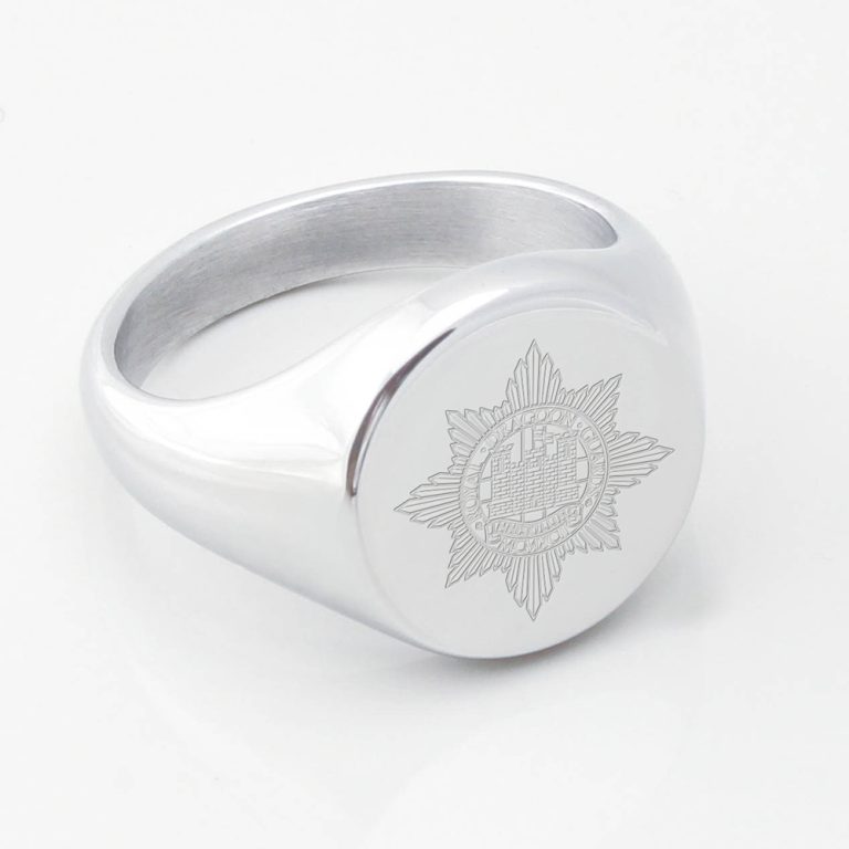 Royal-Dragoon-Guards-Engraved-Silver-Signet-Ring