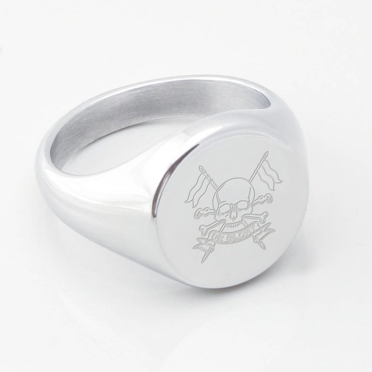 Royal-Lancers-Engraved-Silver-Signet-Ring
