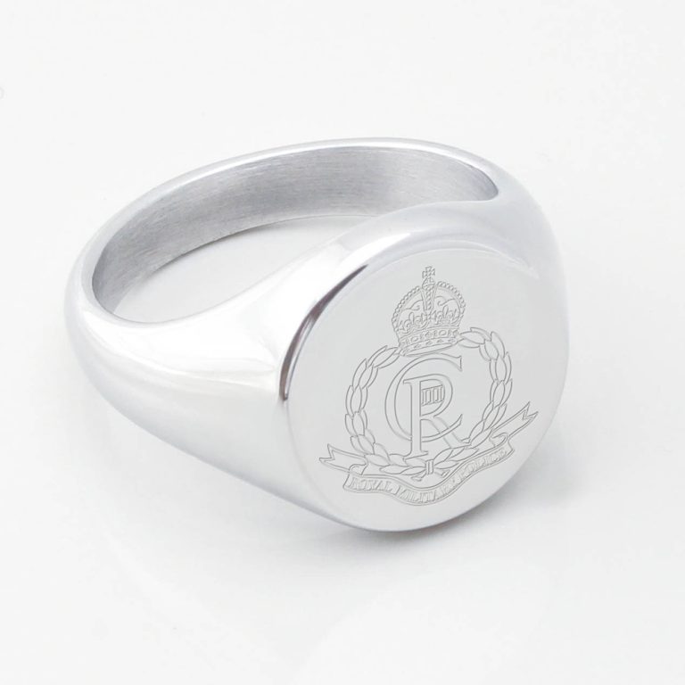 Royal-Military-Police-Engraved-Silver-Signet-Ring