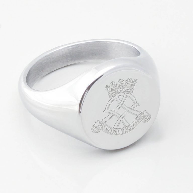 Royal-Yeomanary-Engraved-Silver-Signet-Ring