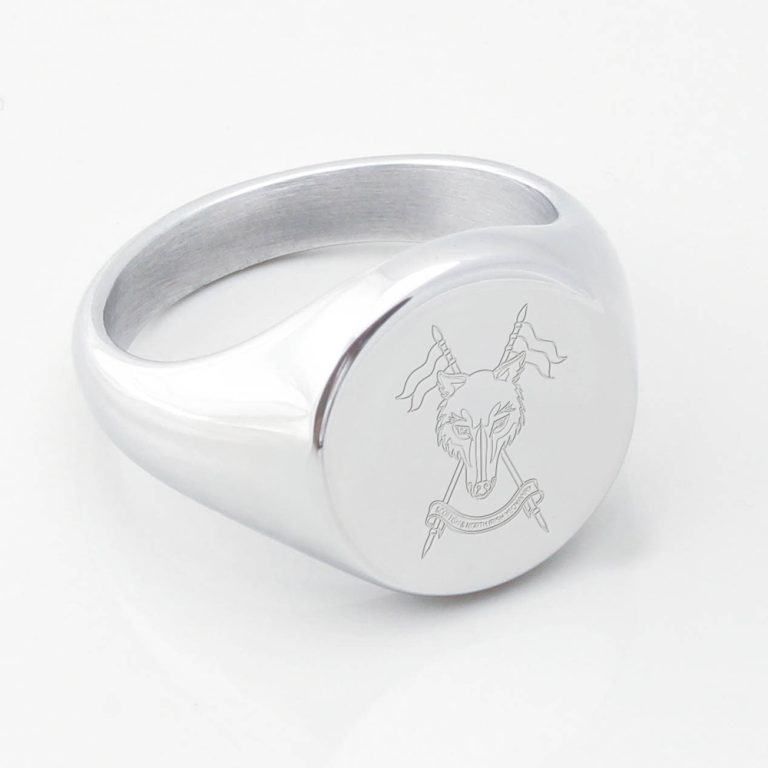Scottish-Northern-Irish-Yeomanary-Engraved-Silver-Signet-Ring