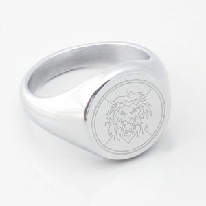 British-And-Irish-Lions-Engraved-Silver-Signet-Ring