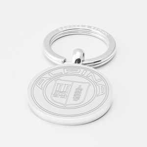 Alpina-Engraved-Silver-Keyring