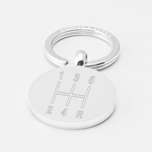 Gearstick-Engraved-Silver-Keyring