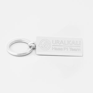 Haas-F1-Engraved-Silver-Keyring