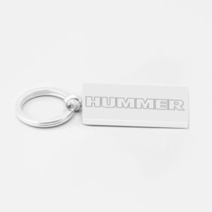 Hummer-Engraved-Silver-Keyring