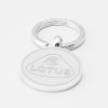 Lotus-Engraved-Silver-Keyring