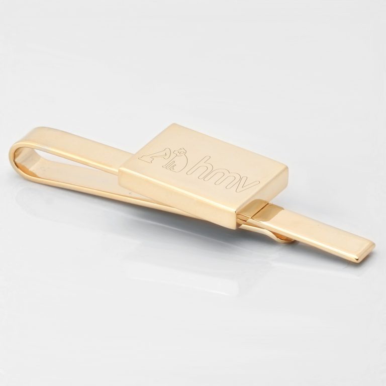 Logo-Engraved-Gold-Rectangle-Tie-Slide