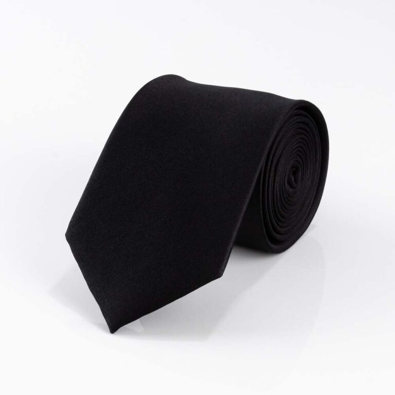 Black Silk Tie