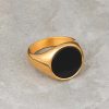 Gold-Plated-Onyx-Stainless-Steel-Signet-Ring