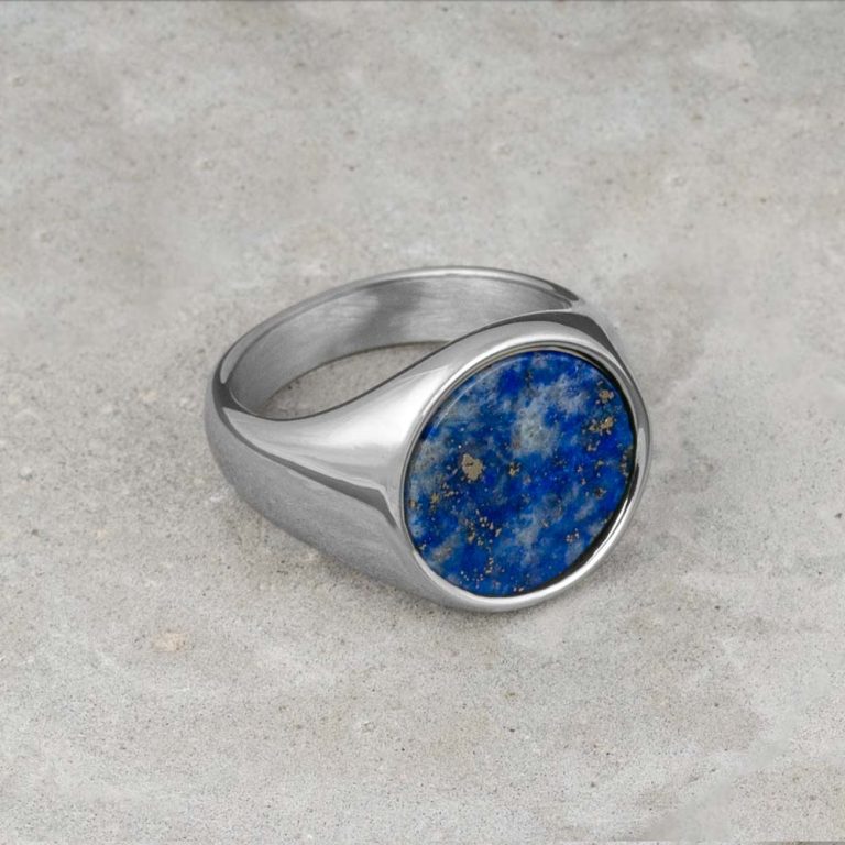 Lapis-Stainless-Steel-Signet-Ring