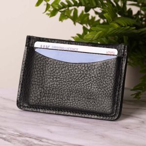Luxury-Black-Leather-Card-Holder