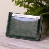 Luxury-Petrol-Green-Leather-Card-Holder