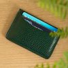 Luxury-Petrol-Green-Leather-Card-Holder
