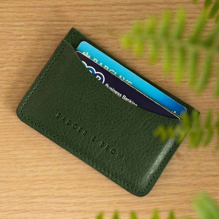 Luxury-Racing-Green-Leather-Card-Holder