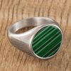 Malachite-Stainless-Steel-Signet