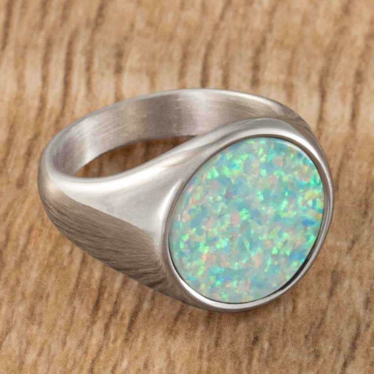 Silver-Opal-Stone-Signet-Ring
