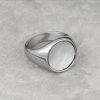 Stainless-Steel-Mother-of-Pearl-Stone-Signet-Ring