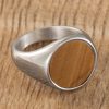 Stainless-Steel-Tiger-Stone-Stainless-Steel-Signet-Ring