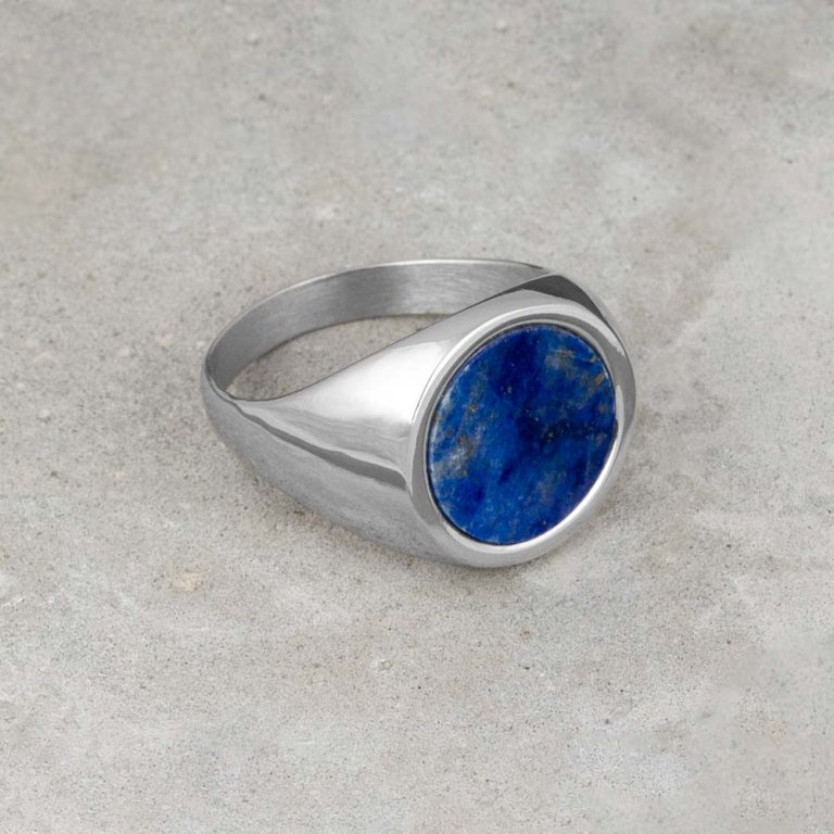 Sterling-Silver-Lapis-Stone-Signet-Ring
