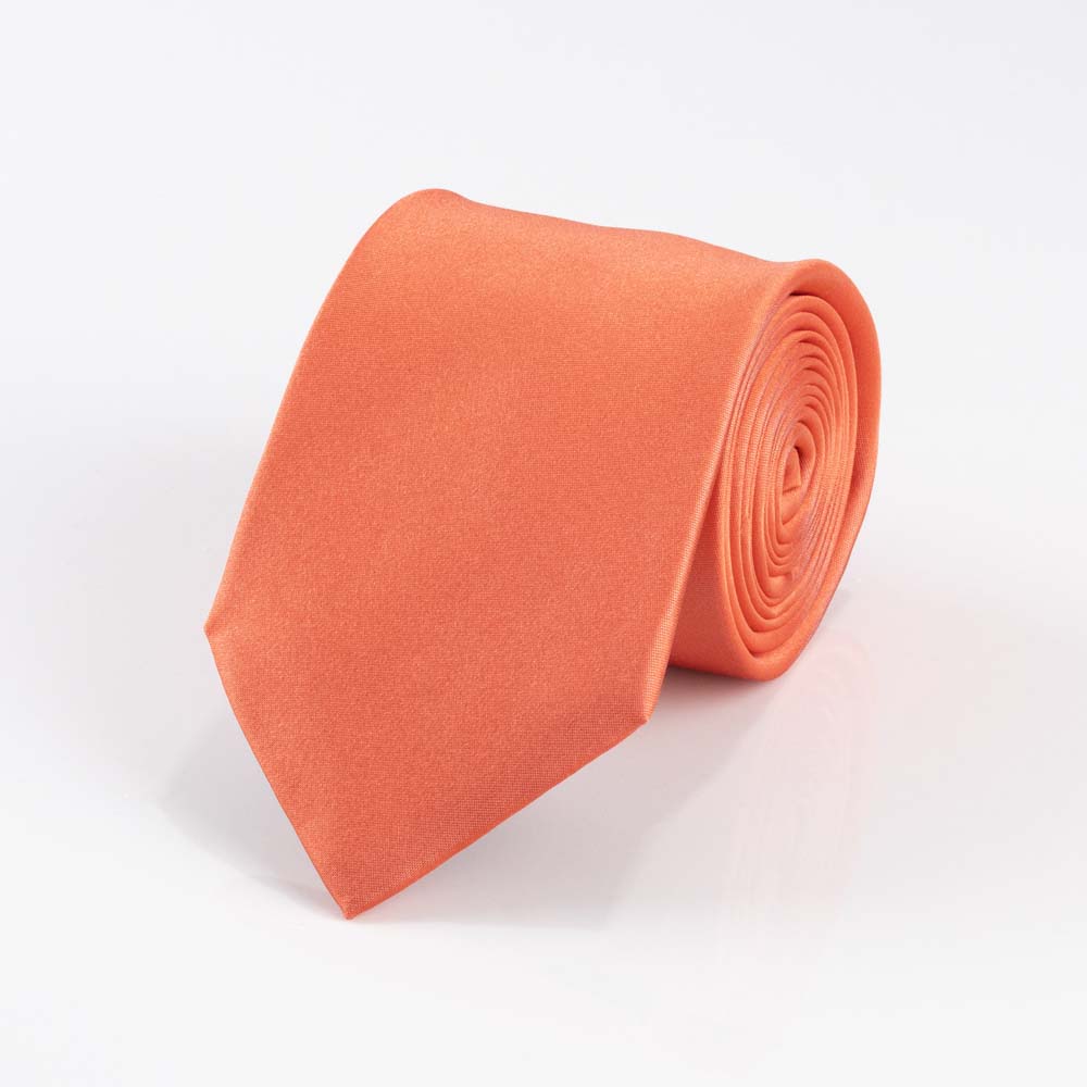 Terracotta Silk Tie