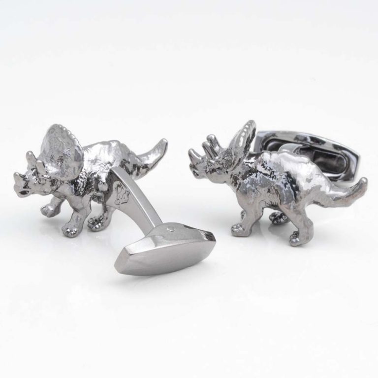 Triceratops-Dinosaur-Cufflinks