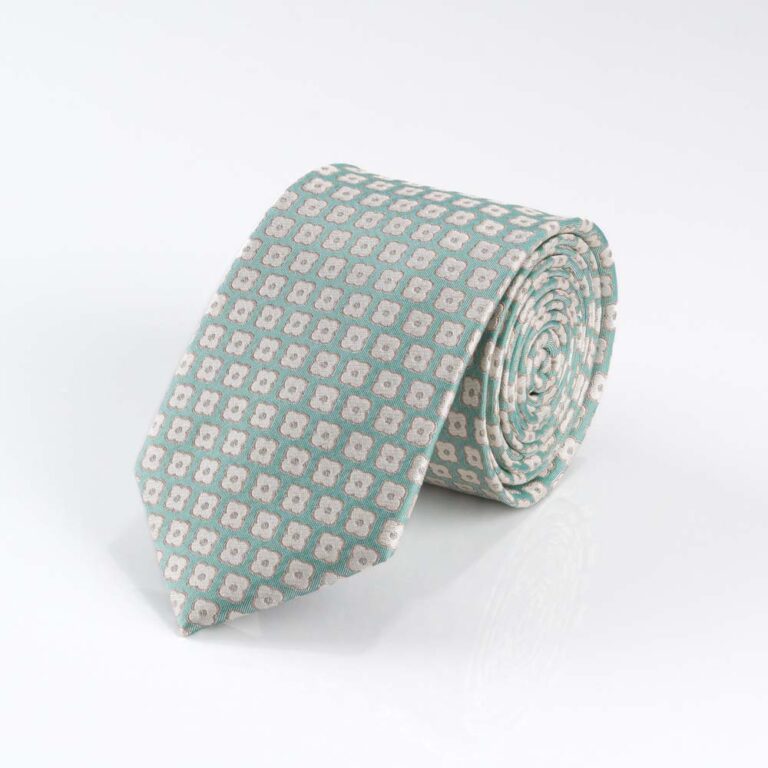 viridian-almond-geo-square-tie