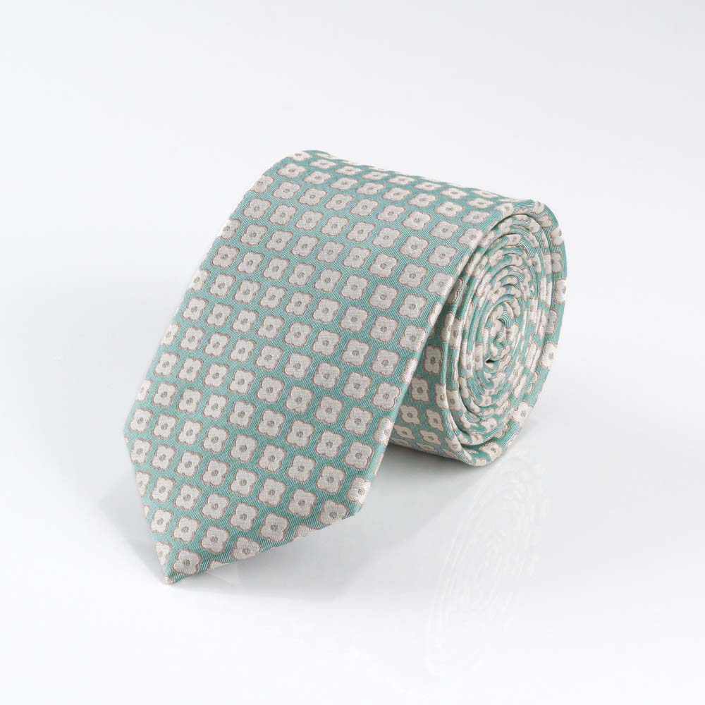 viridian-almond-geo-square-tie