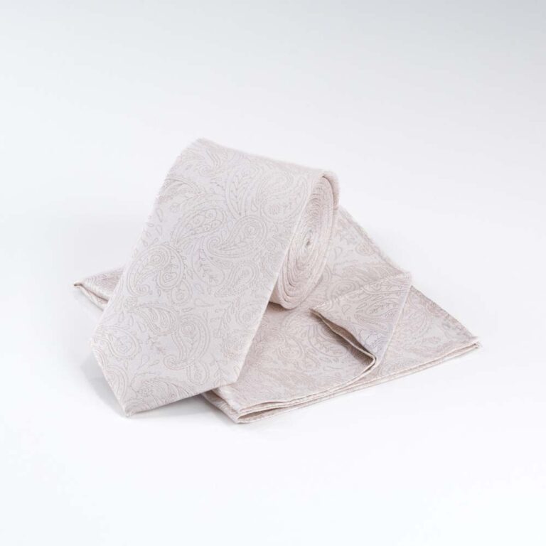 almond-paisley-tie-set