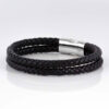 black-double-braided-leather-bracelet