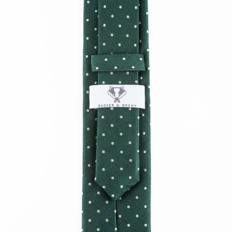 microdot-green-slim-tie