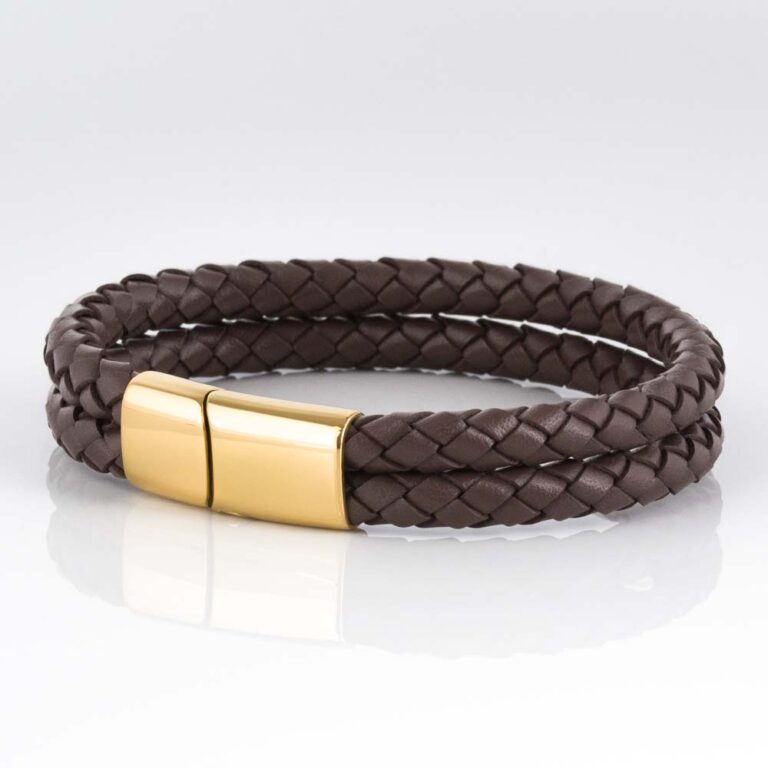 mocha-gold-double-braided-bracelet