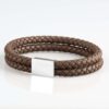 mocha-rectangle-double-braided-bracelet